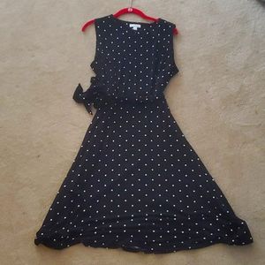 Black and White Polka Dot Dress